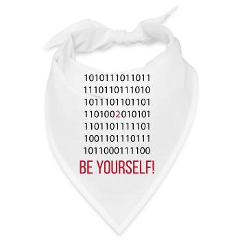 2 Be Yourself! - Bandana - Weiß - Vorne