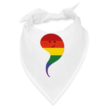 LGBT-Geist - Bandana - Weiß - Vorne