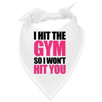 Gym - Bandana - Weiß - Vorne