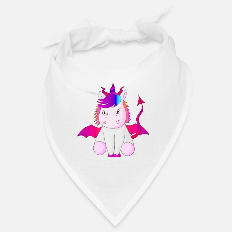 Unicorn devil horn gift idea evil vector Bandana