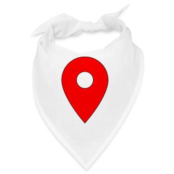 I'm here - Bandana - Weiß - Vorne