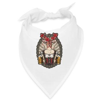 Bier Rehlein - Bandana - Weiß - Vorne