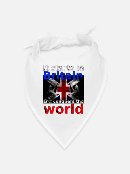 Britain - Bandana - white - Front