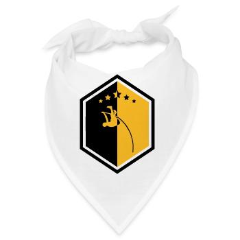 Stabhochsprung Stabhochsprunger Sport Sportler - Bandana - Weiß - Vorne