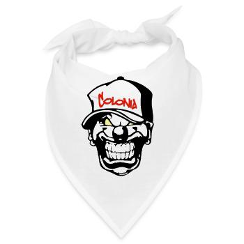 Köln - Colonia - Bandana - Weiß - Vorne