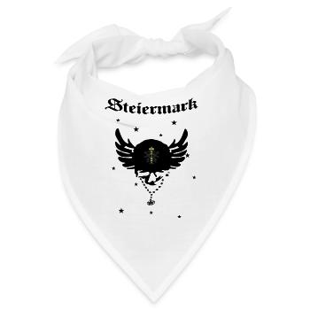 Steiermark - Bandana - Weiß - Vorne