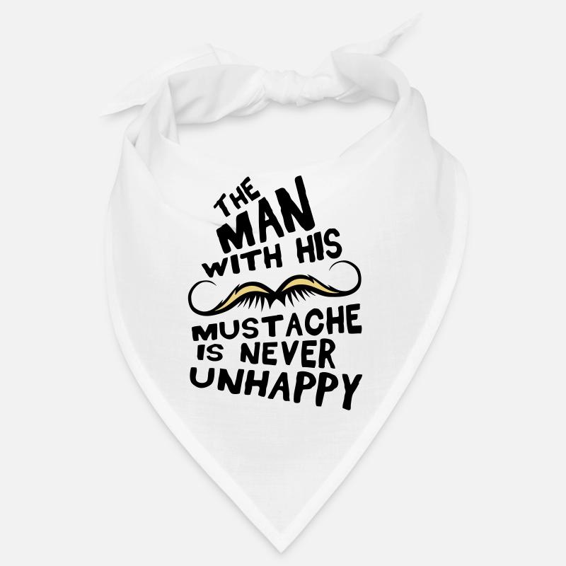 citation moustache man mustache unhappy Bandana