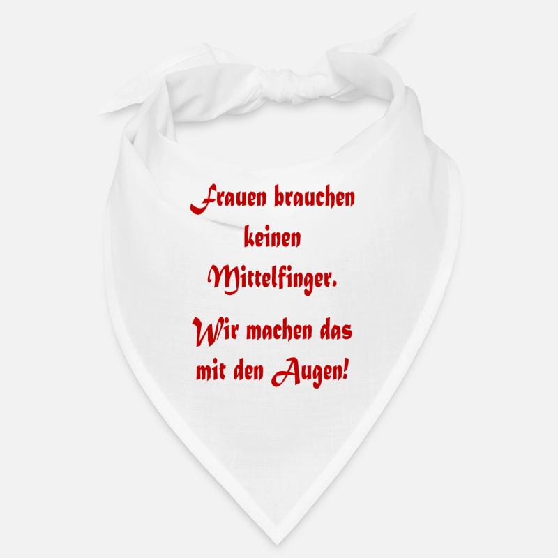 Spruch Mittelfinger Bandana