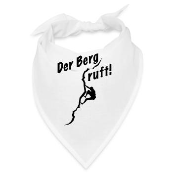 Der Berg ruft - Bandana - Weiß - Vorne