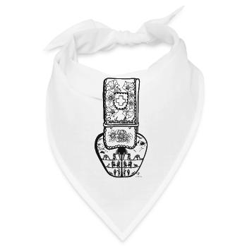 Schwinger Glocke (Black) - Bandana - Weiß - Vorne