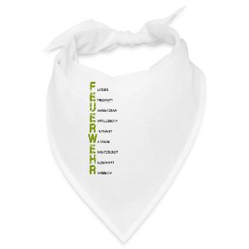 FEUERWEHR - Bandana - Weiß - Vorne