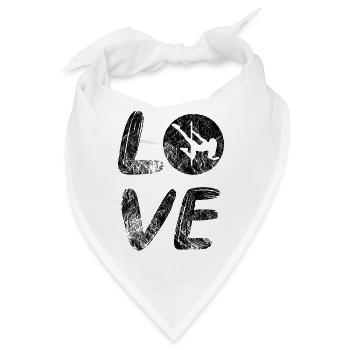 Pole dance love - Bandana - Weiß - Vorne