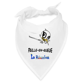 Stroh am Ende La Réunion - Bandana - Weiß - Vorne