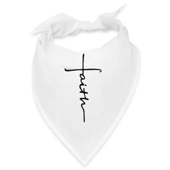 Vertrauen - Bandana - Weiß - Vorne