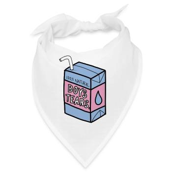 Herzensbrecher Boys Tears - Bandana - Weiß - Vorne