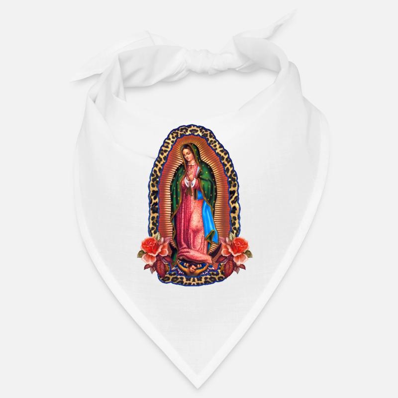 Dame de Guadalupe - Bandana - blanc