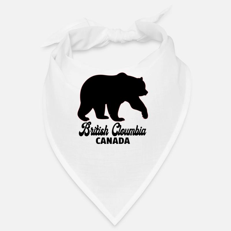 Cloumbia britannique Canada - Bandana - blanc