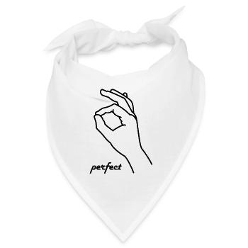 perfekt - Bandana - Weiß - Vorne