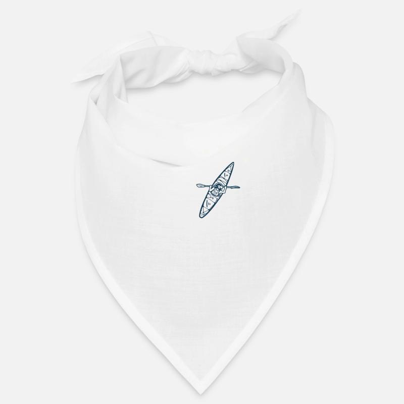 Kajak Geschenk - Bandana - Weiß