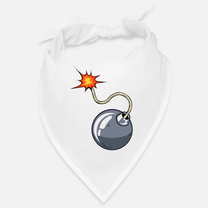 bomb meche drawing flame Bandana