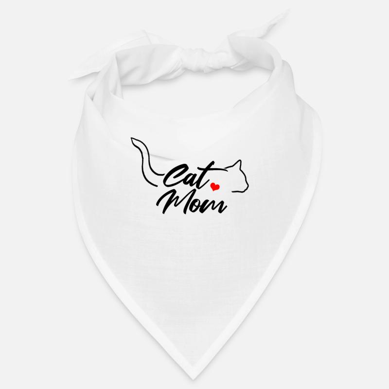 La mère chat minou chat Bandana