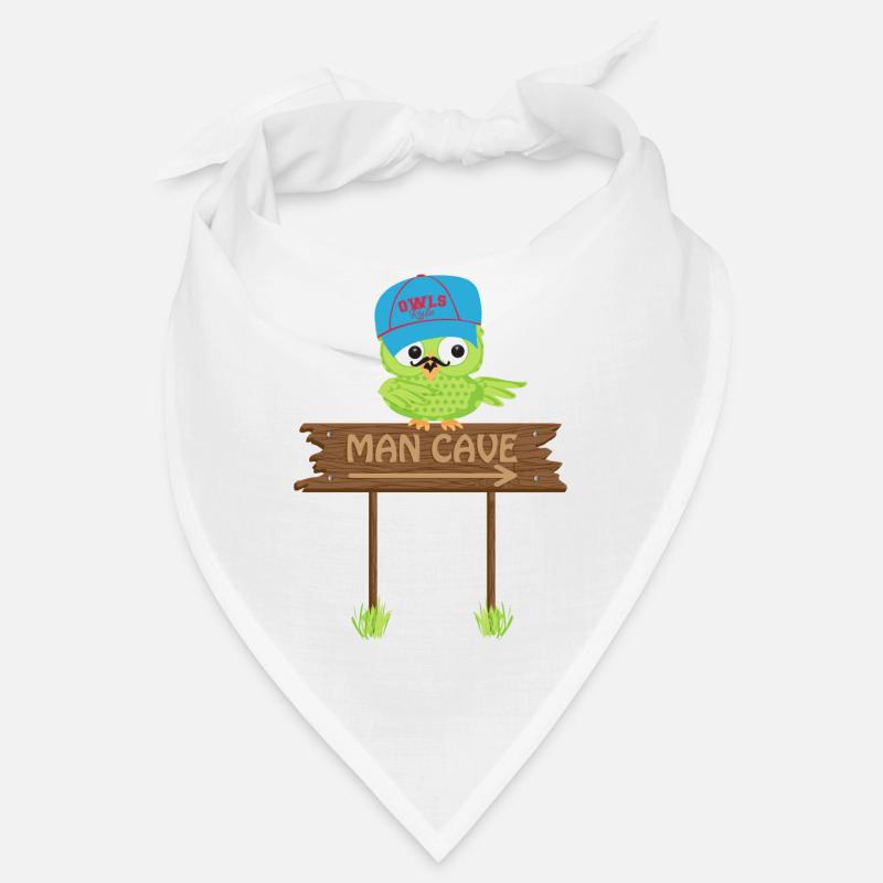 Owl MAN CAVE Bandana