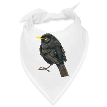Amsel - Bandana - Weiß - Vorne
