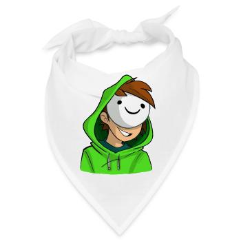 Traum-Cartoon - Bandana - Weiß - Vorne