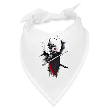 Japan Samurai Krieger - Bandana - Weiß - Vorne