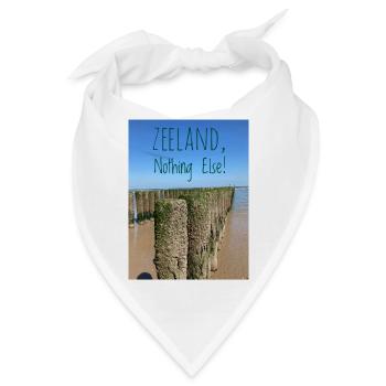 Zeeland Statements am Strand - Bandana - Weiß - Vorne