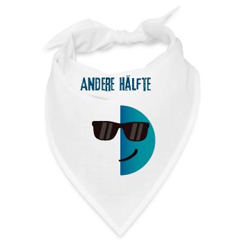 Andere Hälfte - Partnershirt - Männlich - Bandana - Weiß - Vorne