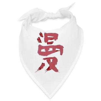 Manga - Bandana - Weiß - Vorne