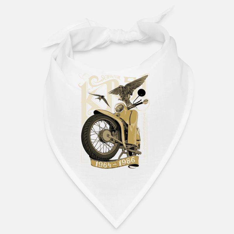 Simson Schwalbe KR51 - Bandana - Weiß