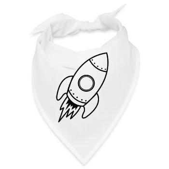 Rocket - Bandana - Weiß - Vorne