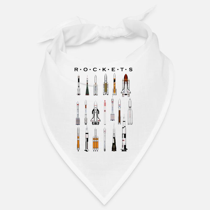Super Space Raketen - Bandana - Weiß