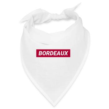 Bordeaux, Frankreich - Bandana - Weiß - Vorne