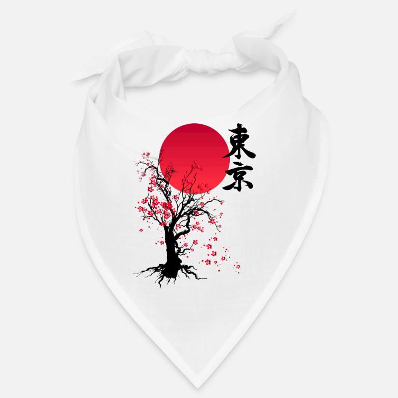 AUTOMNE - AUTOMNE DES FLEURS DE CERISIER - Bandana - blanc