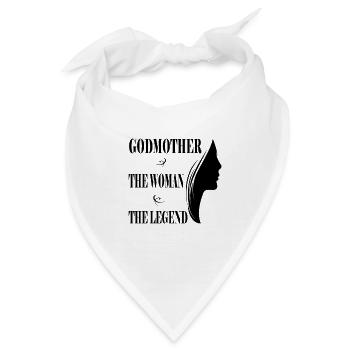 Patentante Tante Patin Taufe Taufpatin Patenkind - Bandana - Weiß - Vorne