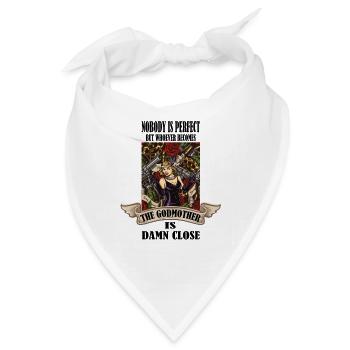 Patentante Tante Patin Taufe Taufpatin Patenkind - Bandana - Weiß - Vorne