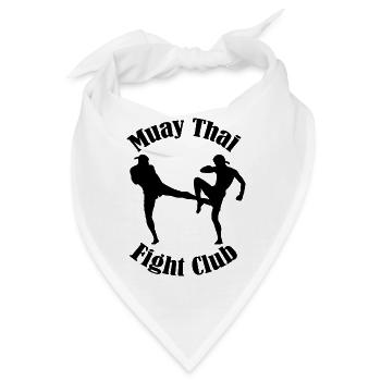Muay Thai Fight Club - Bandana - Weiß - Vorne