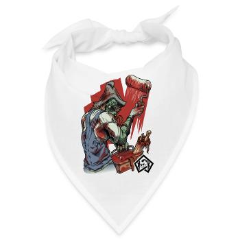 Maler, Lackierer, Künstler, Handwerker - Bandana - Weiß - Vorne