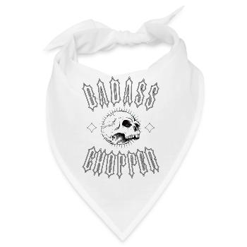BADASS CHOPPER - Bandana - Weiß - Vorne