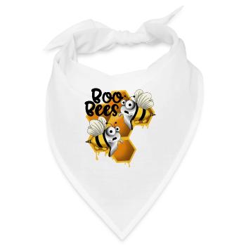 Boo bees mit Wabe - Bandana - Weiß - Vorne
