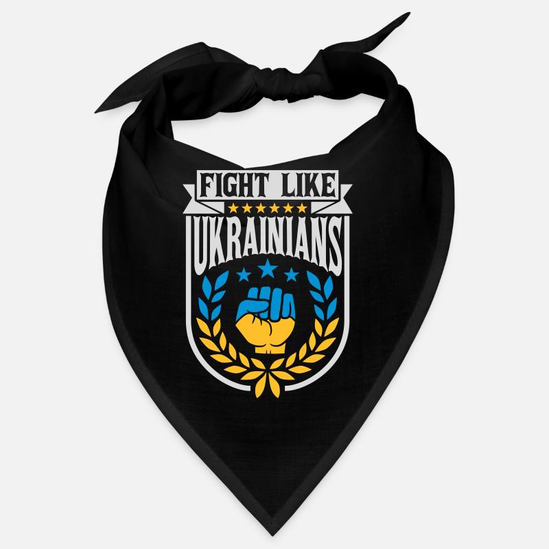 fight like ukrainians Zitat Bandana