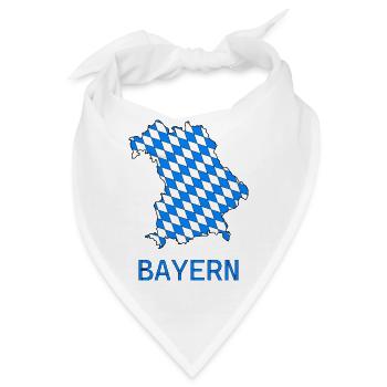 Bayern - Bandana - Weiß - Vorne