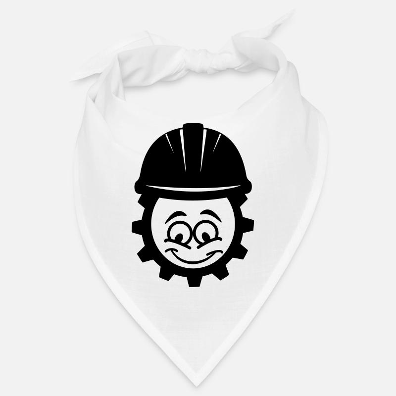 Mechaniker mit Helm Bandana