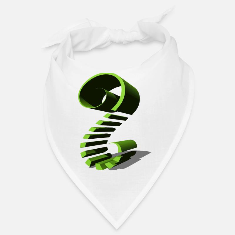 En forme de vert Bandana