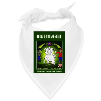 Hirtenwahl - Entscheidende Cartoons zum Ausmalen - Bandana - Weiß - Vorne
