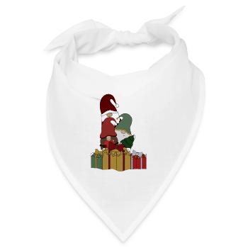 Wichtel - Bandana - Weiß - Vorne