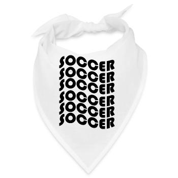 Fußball Soccer - Bandana - Weiß - Vorne